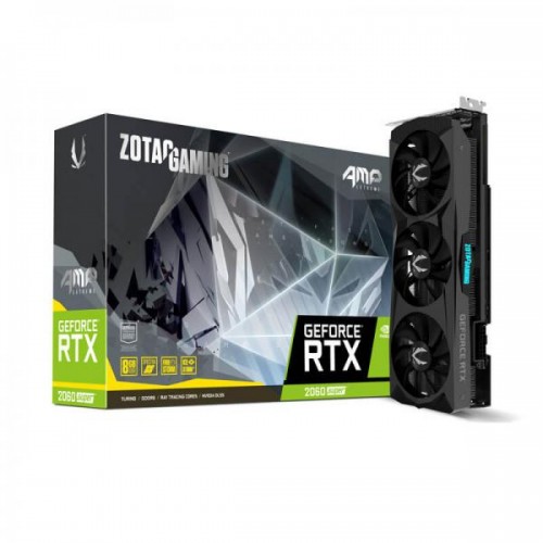 ZOTAC GAMING GeForce RTX 2060 SUPER AMP Extreme 8GB GDDR6 256-bit 14 Gbps Gaming Graphics Card - ZT-T20610B-10P ZOTAC GAMING GeForce RTX 2060 SUPER AMP Extreme 8GB GDDR6 256-bit 14 Gbps Gaming Graphics Card - ZT-T20610B-10P